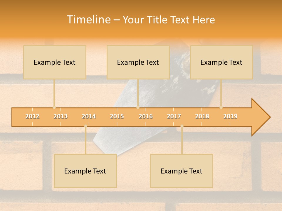 Construction. Bricks Laying. PowerPoint Template