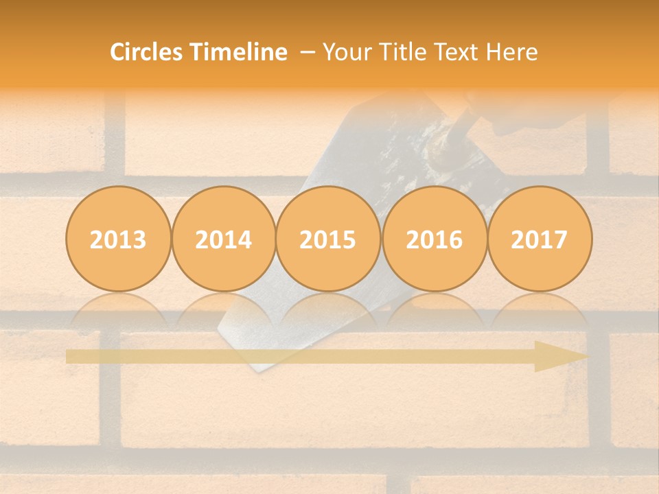 Construction. Bricks Laying. PowerPoint Template