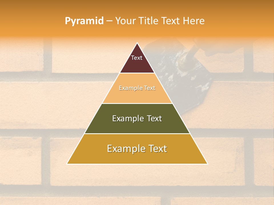 Construction. Bricks Laying. PowerPoint Template