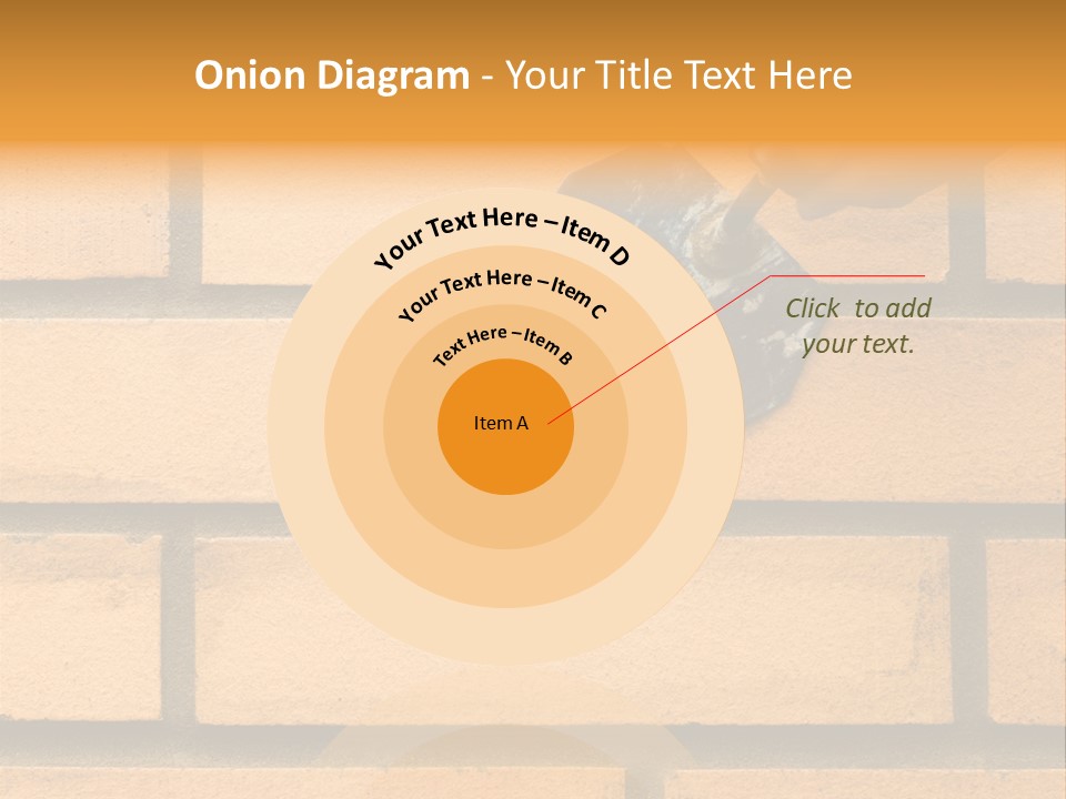 Construction. Bricks Laying. PowerPoint Template