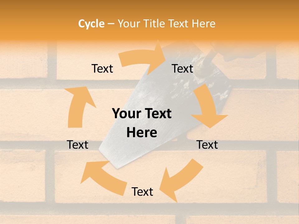 Construction. Bricks Laying. PowerPoint Template