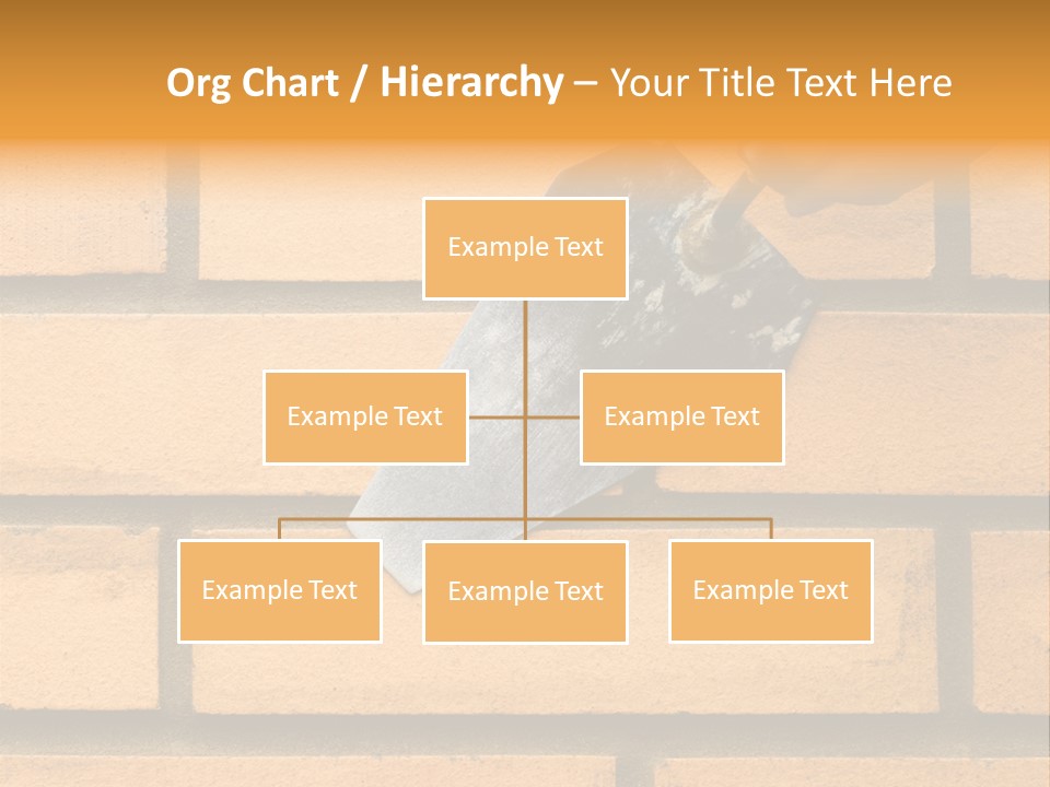 Construction. Bricks Laying. PowerPoint Template