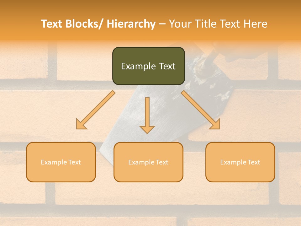 Construction. Bricks Laying. PowerPoint Template