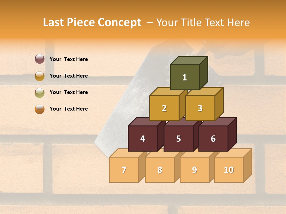 Construction. Bricks Laying. PowerPoint Template