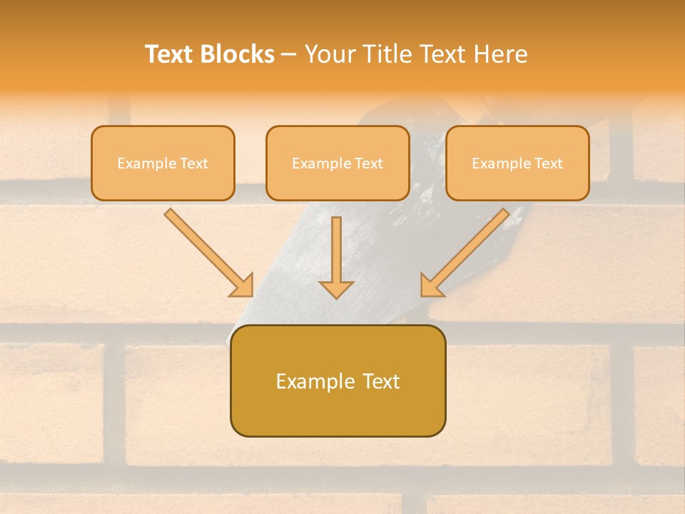 Construction. Bricks Laying. PowerPoint Template
