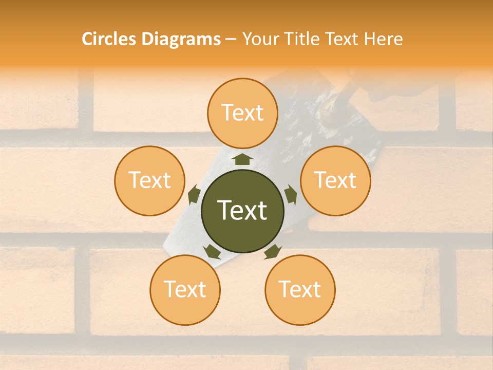 Construction. Bricks Laying. PowerPoint Template