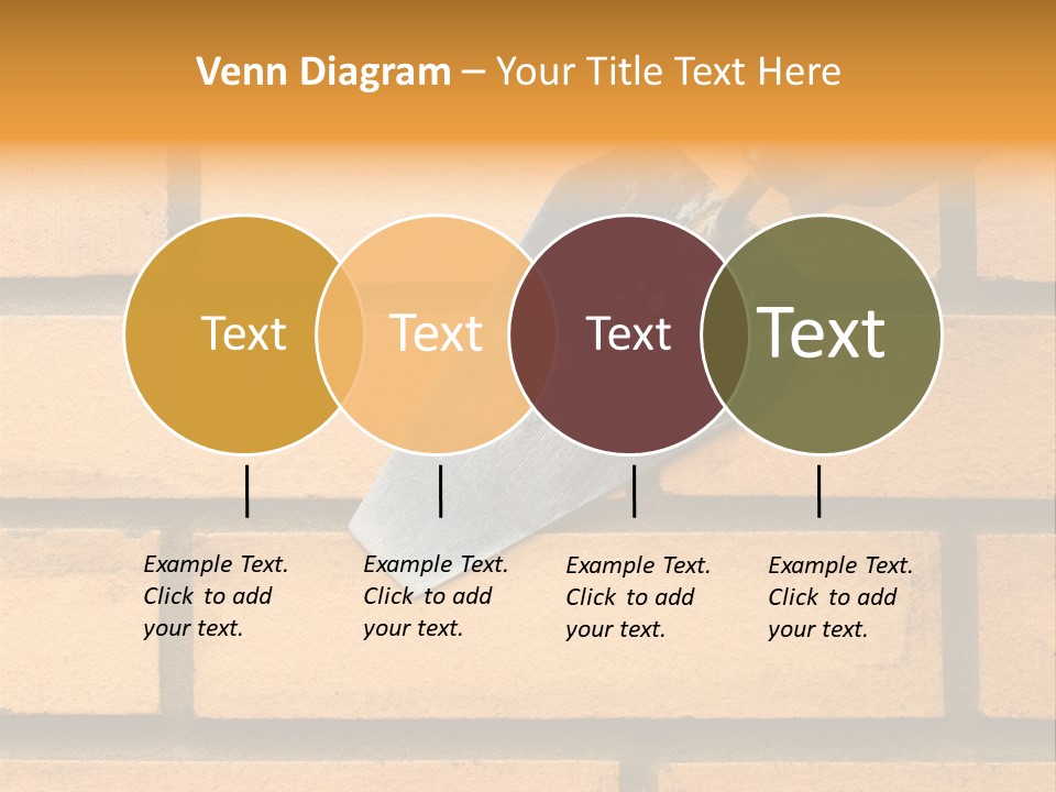 Construction. Bricks Laying. PowerPoint Template