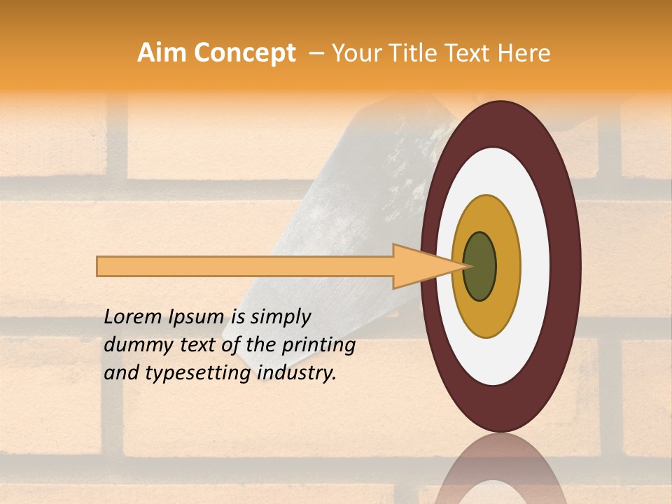 Construction. Bricks Laying. PowerPoint Template