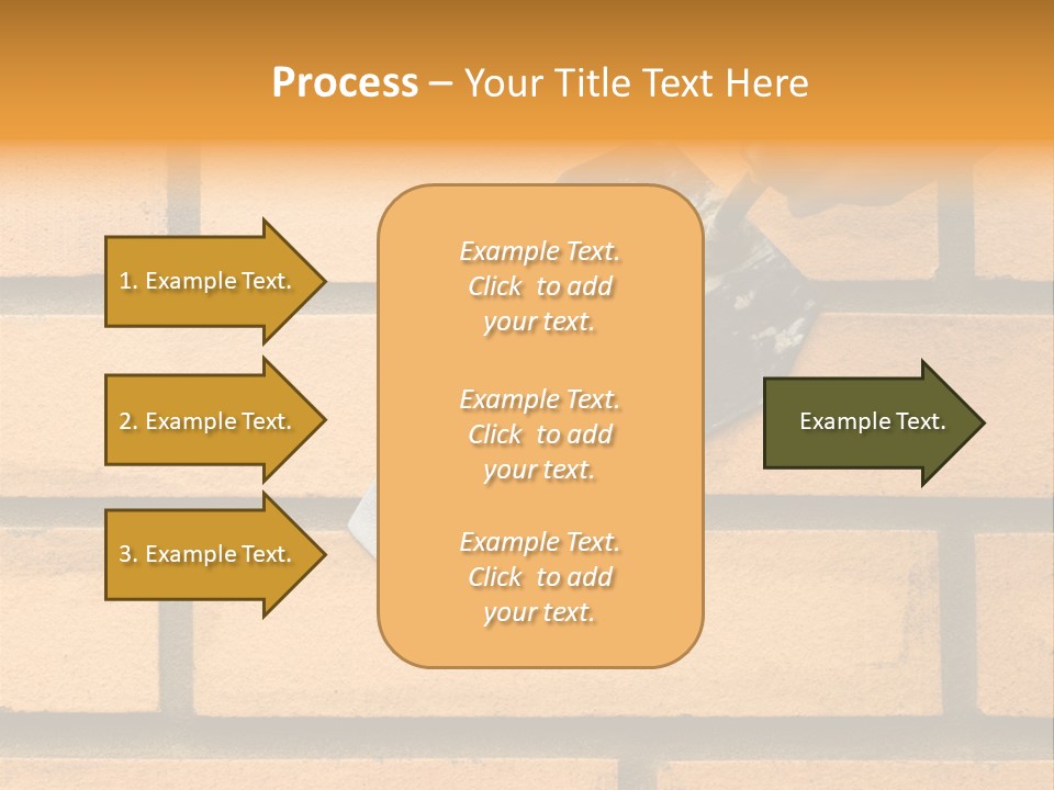 Construction. Bricks Laying. PowerPoint Template