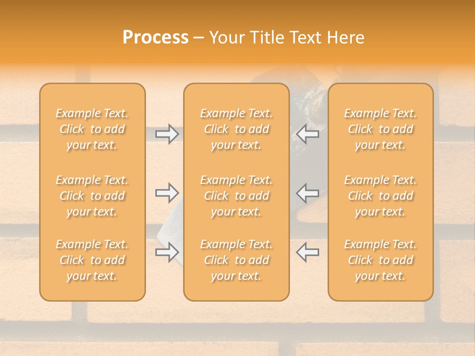 Construction. Bricks Laying. PowerPoint Template