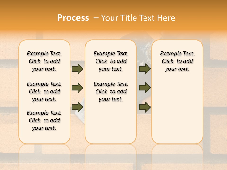 Construction. Bricks Laying. PowerPoint Template