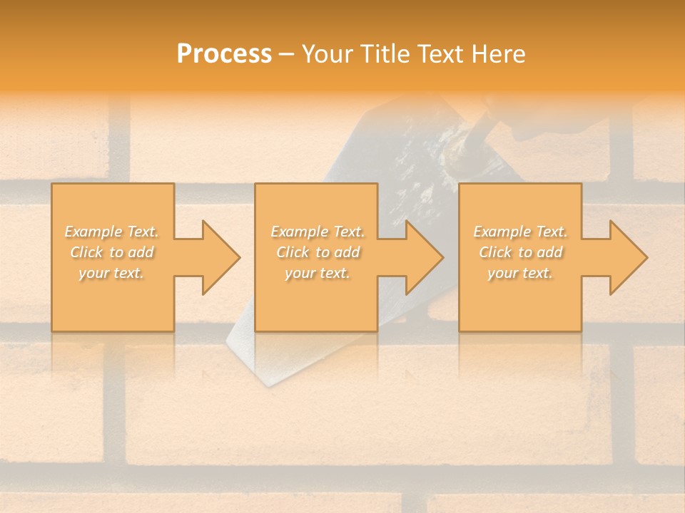 Construction. Bricks Laying. PowerPoint Template