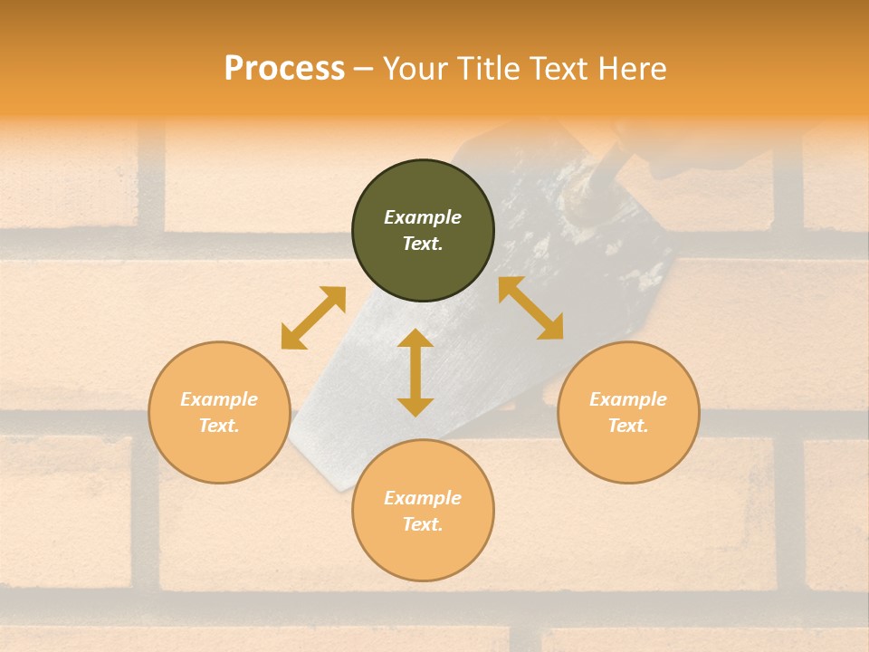 Construction. Bricks Laying. PowerPoint Template