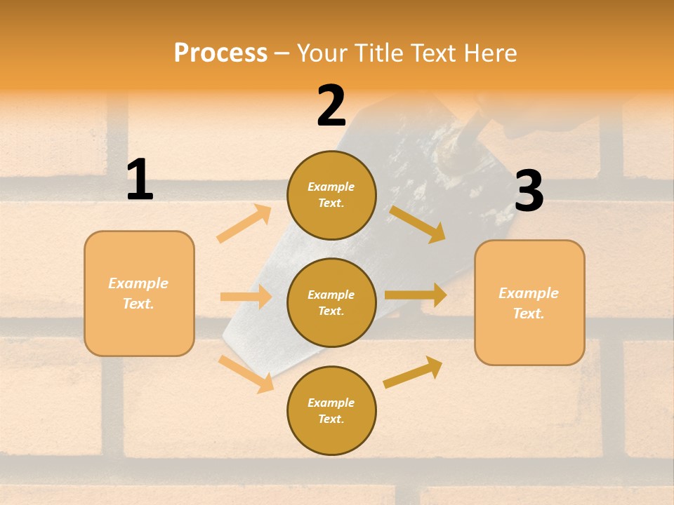 Construction. Bricks Laying. PowerPoint Template