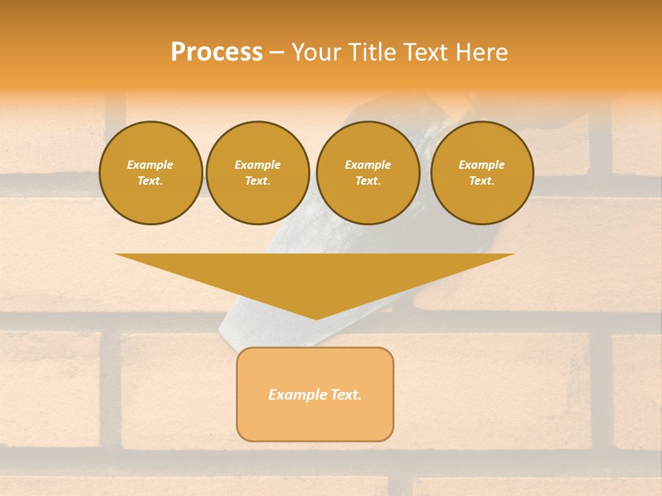 Construction. Bricks Laying. PowerPoint Template