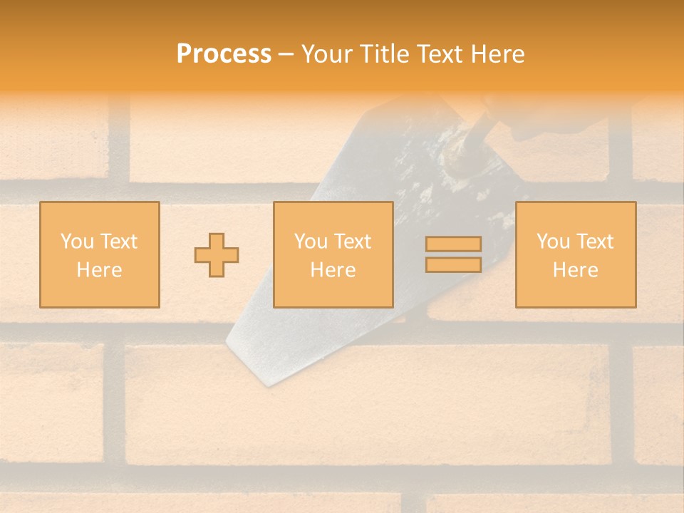 Construction. Bricks Laying. PowerPoint Template