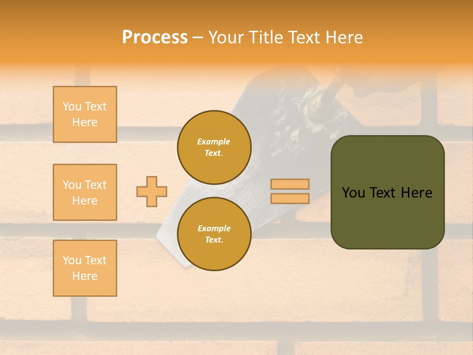 Construction. Bricks Laying. PowerPoint Template