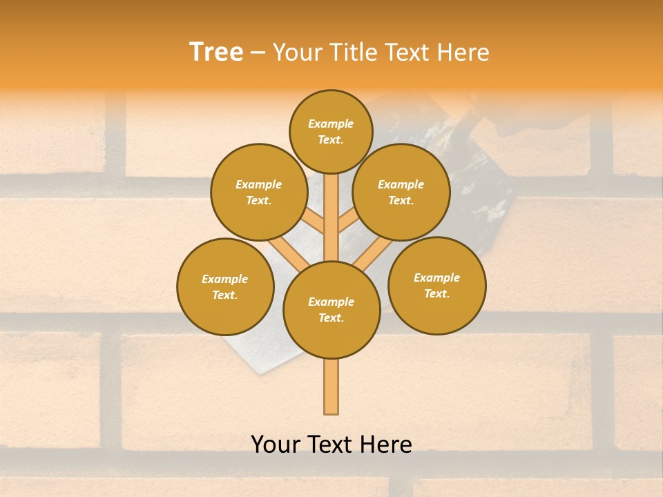Construction. Bricks Laying. PowerPoint Template