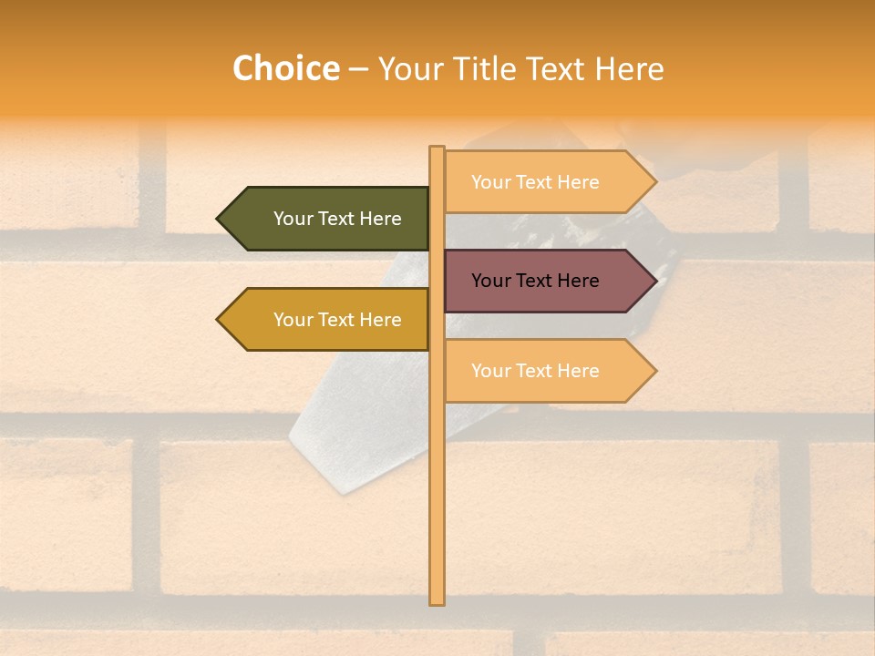 Construction. Bricks Laying. PowerPoint Template
