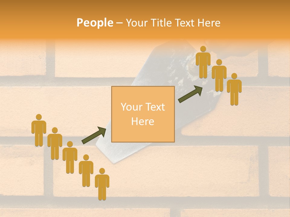 Construction. Bricks Laying. PowerPoint Template
