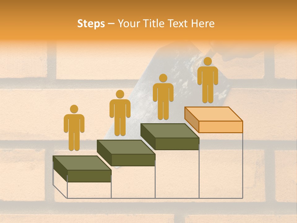 Construction. Bricks Laying. PowerPoint Template