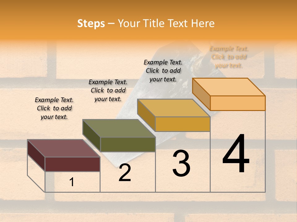 Construction. Bricks Laying. PowerPoint Template