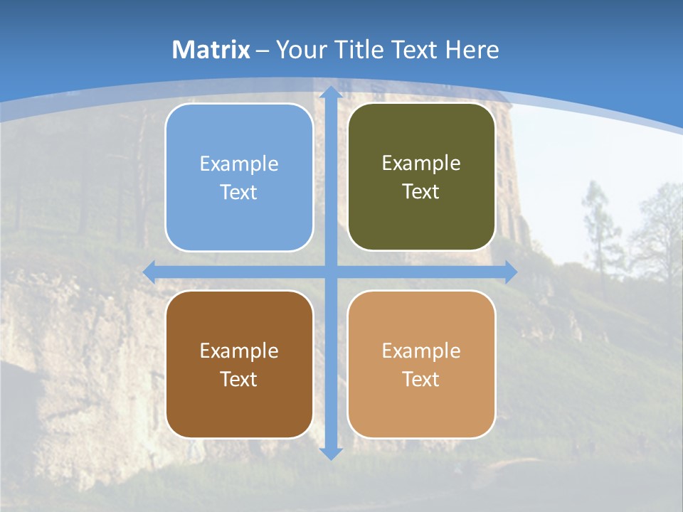 Castle In Ojcowski National Park PowerPoint Template