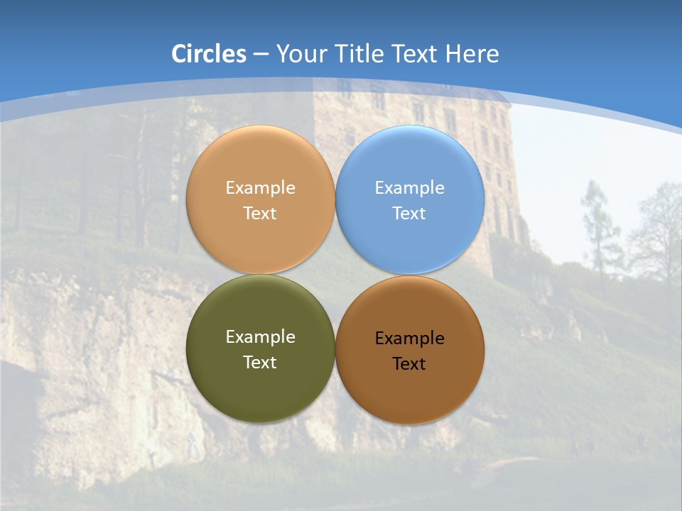 Castle In Ojcowski National Park PowerPoint Template