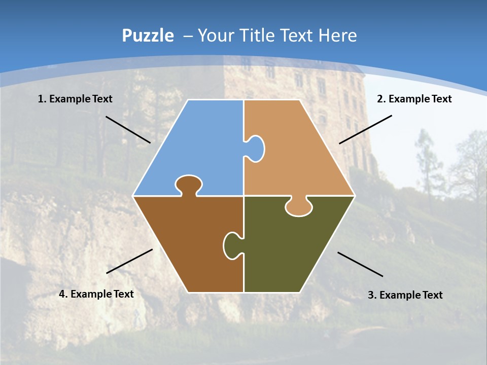 Castle In Ojcowski National Park PowerPoint Template