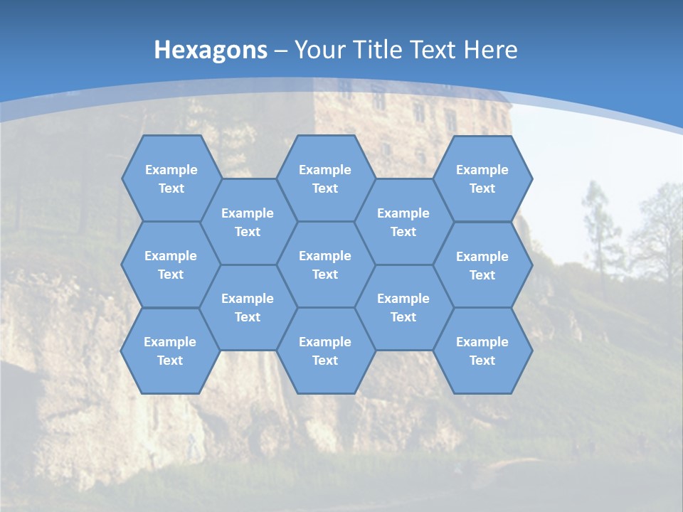 Castle In Ojcowski National Park PowerPoint Template