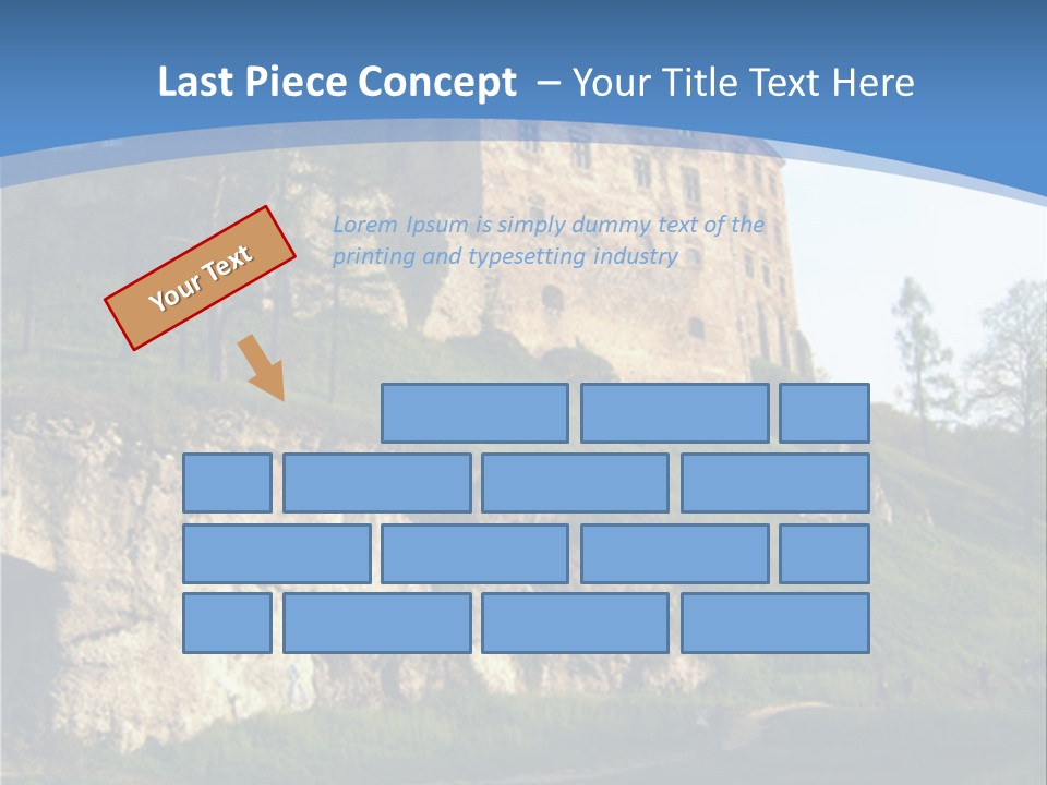 Castle In Ojcowski National Park PowerPoint Template