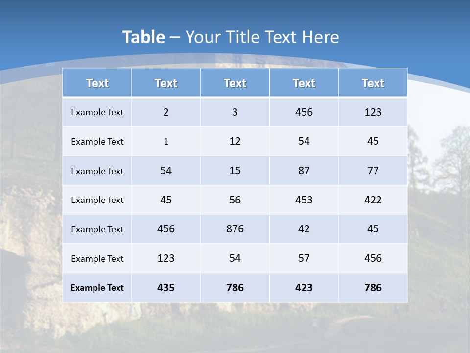 Castle In Ojcowski National Park PowerPoint Template