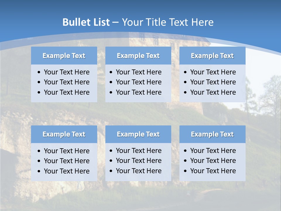 Castle In Ojcowski National Park PowerPoint Template