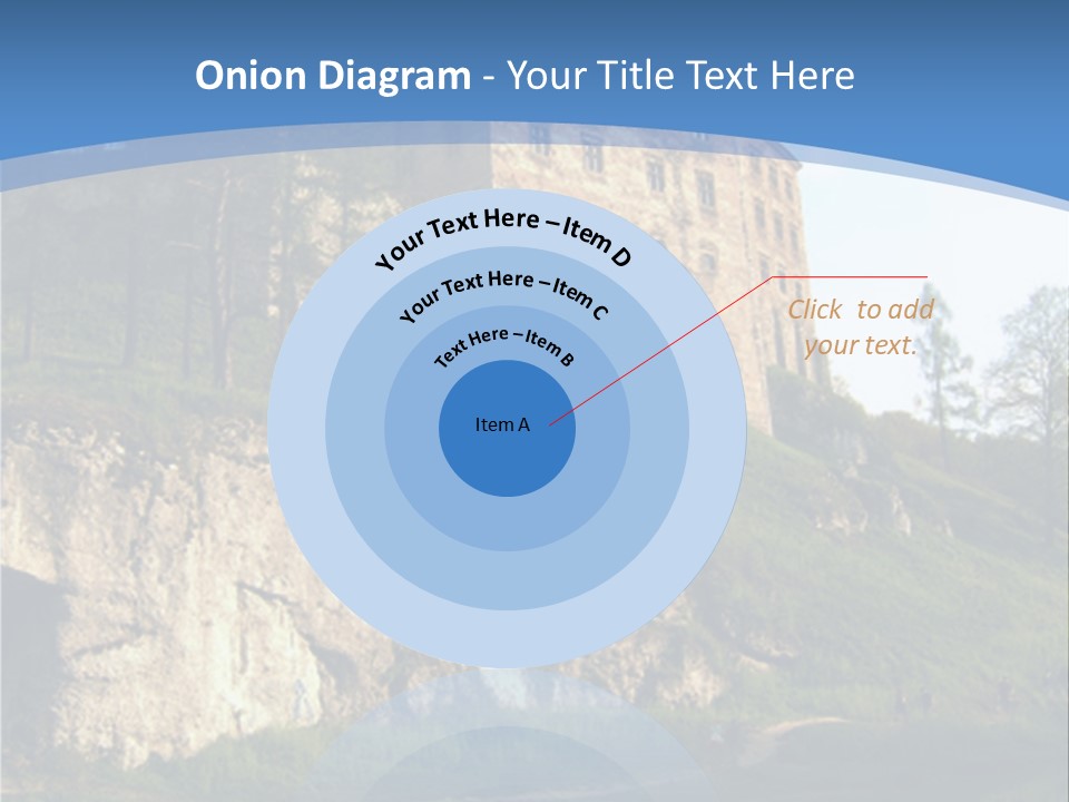 Castle In Ojcowski National Park PowerPoint Template