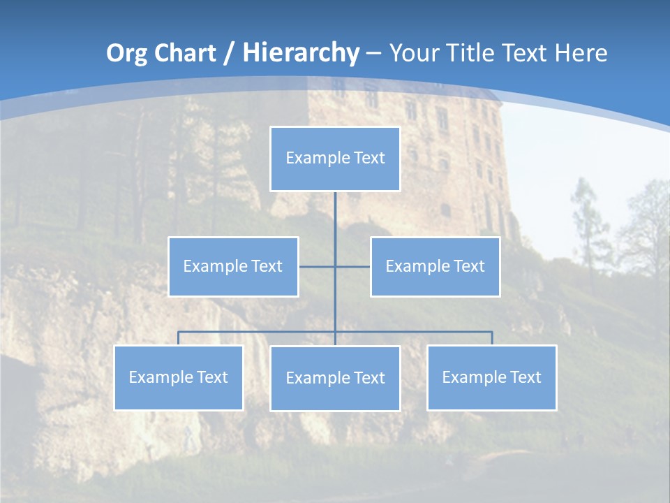 Castle In Ojcowski National Park PowerPoint Template