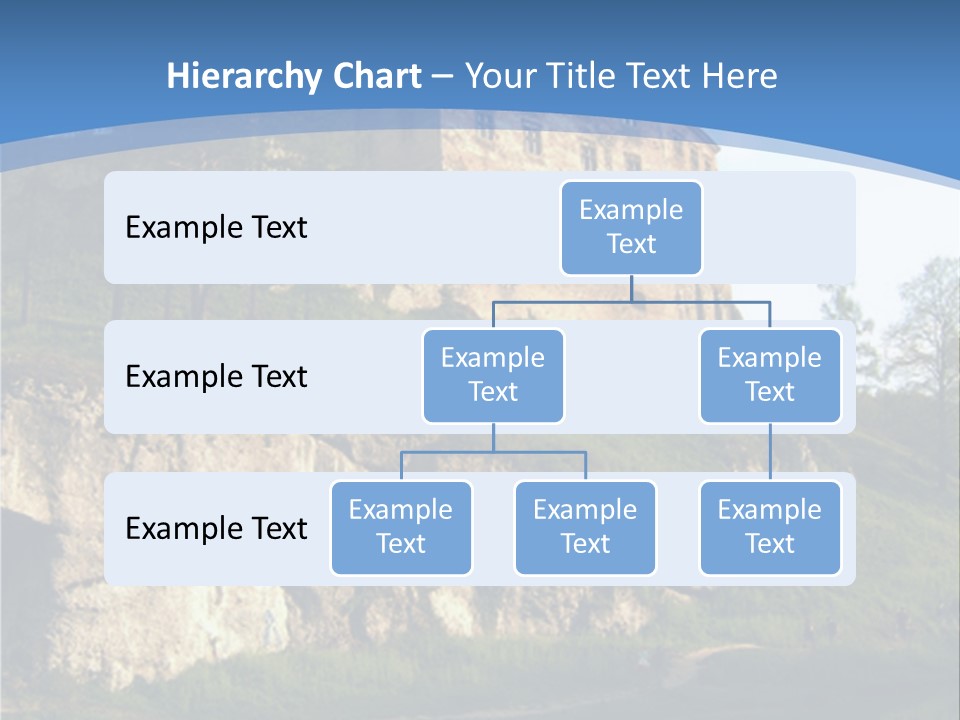 Castle In Ojcowski National Park PowerPoint Template