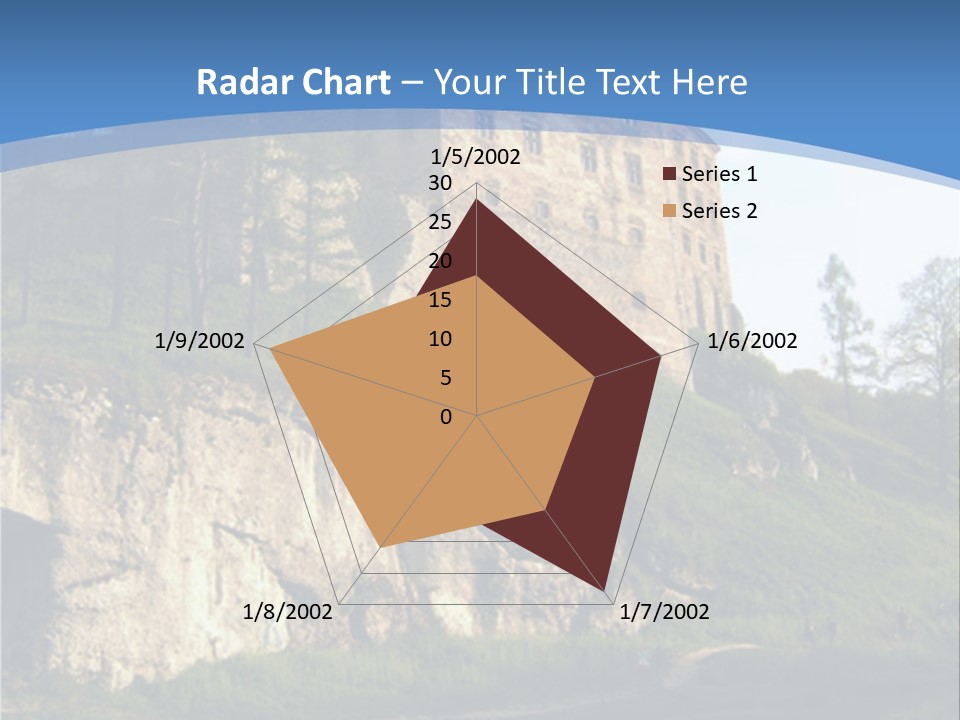 Castle In Ojcowski National Park PowerPoint Template