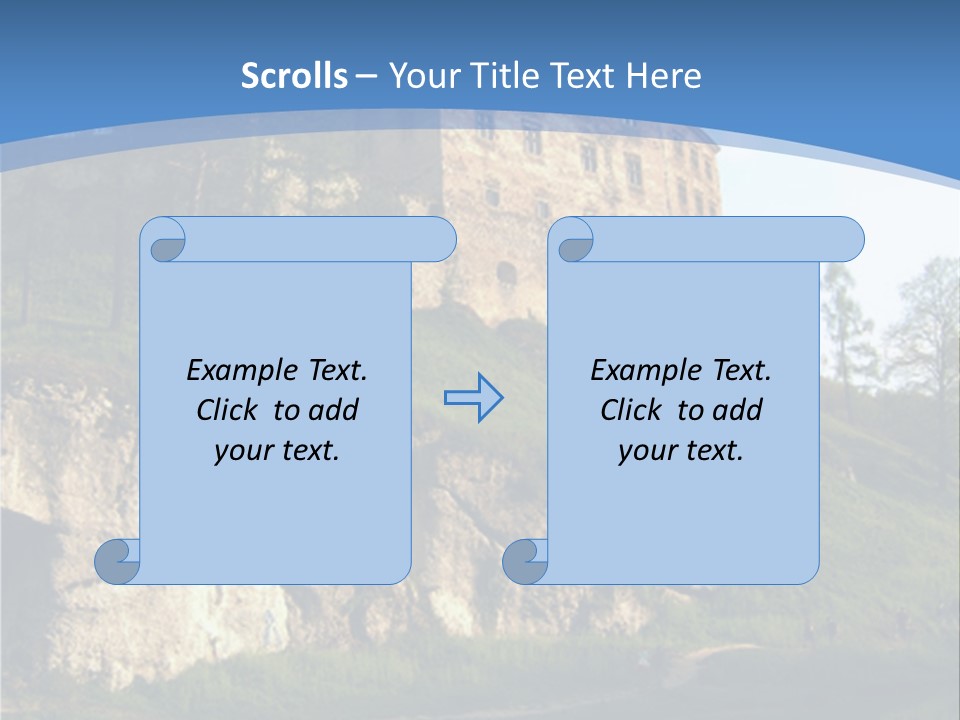 Castle In Ojcowski National Park PowerPoint Template