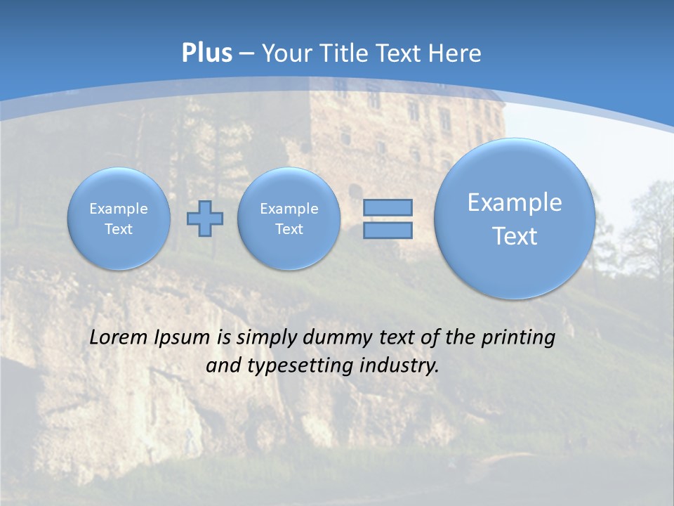 Castle In Ojcowski National Park PowerPoint Template