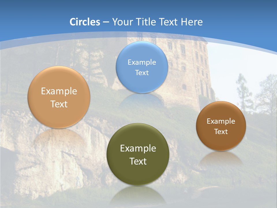 Castle In Ojcowski National Park PowerPoint Template