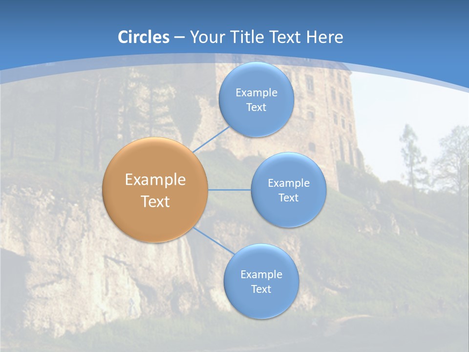 Castle In Ojcowski National Park PowerPoint Template