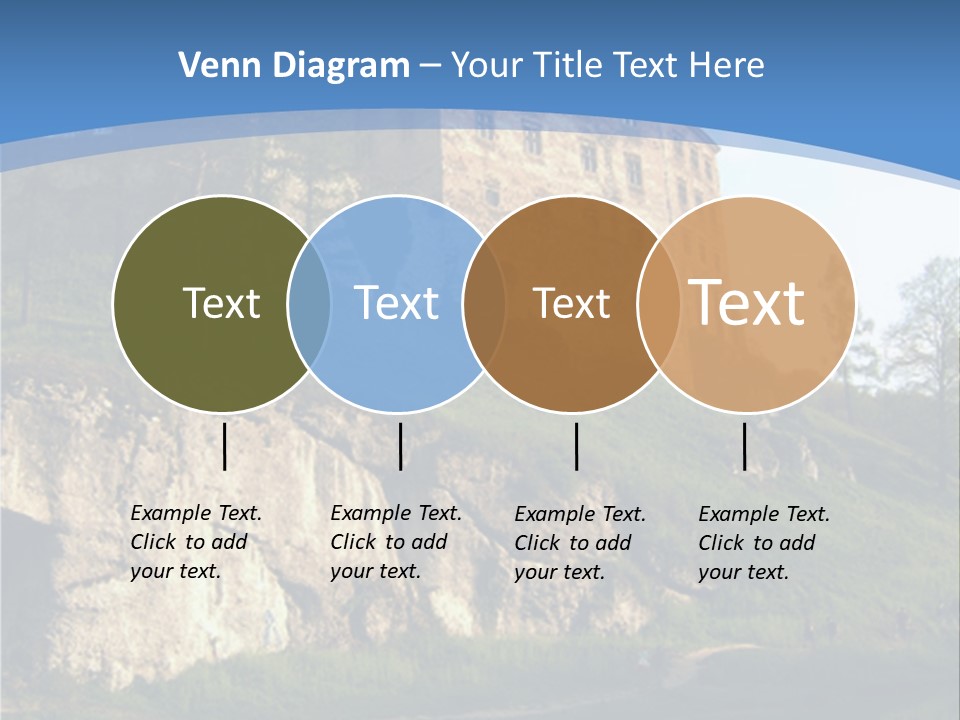Castle In Ojcowski National Park PowerPoint Template