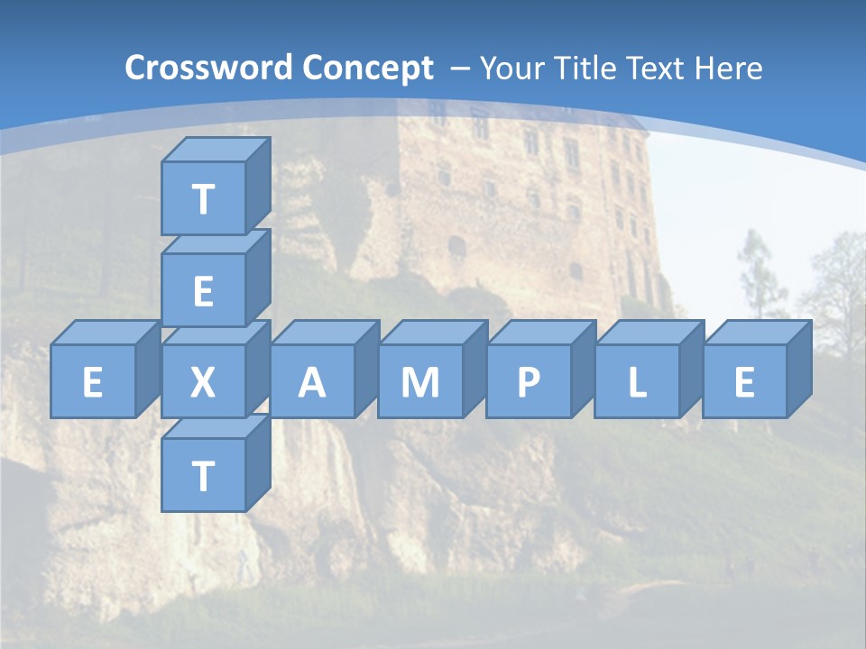 Castle In Ojcowski National Park PowerPoint Template