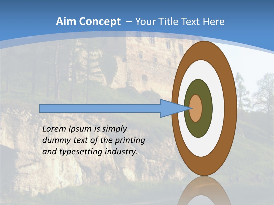 Castle In Ojcowski National Park PowerPoint Template