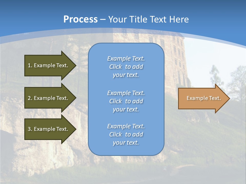 Castle In Ojcowski National Park PowerPoint Template
