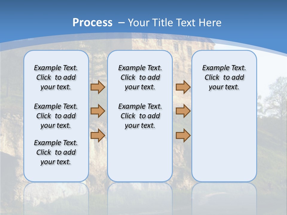 Castle In Ojcowski National Park PowerPoint Template