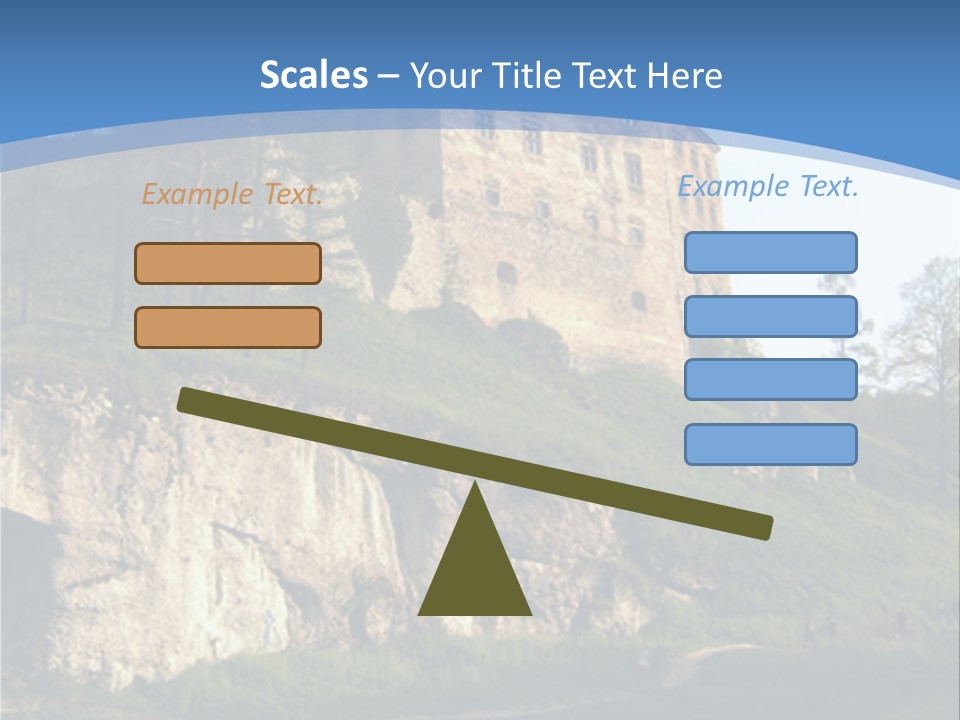 Castle In Ojcowski National Park PowerPoint Template
