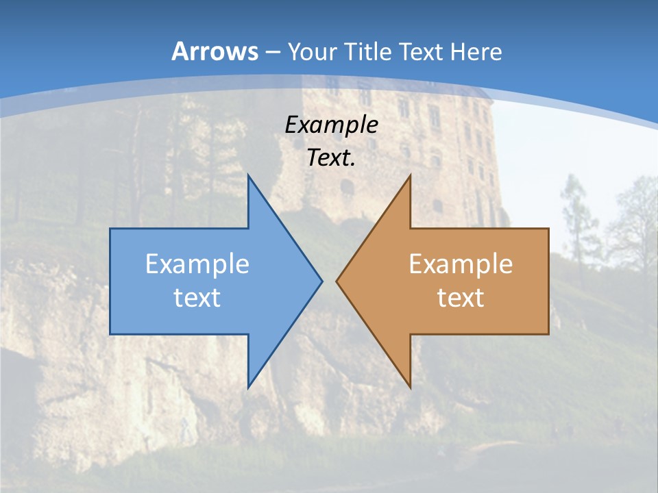 Castle In Ojcowski National Park PowerPoint Template