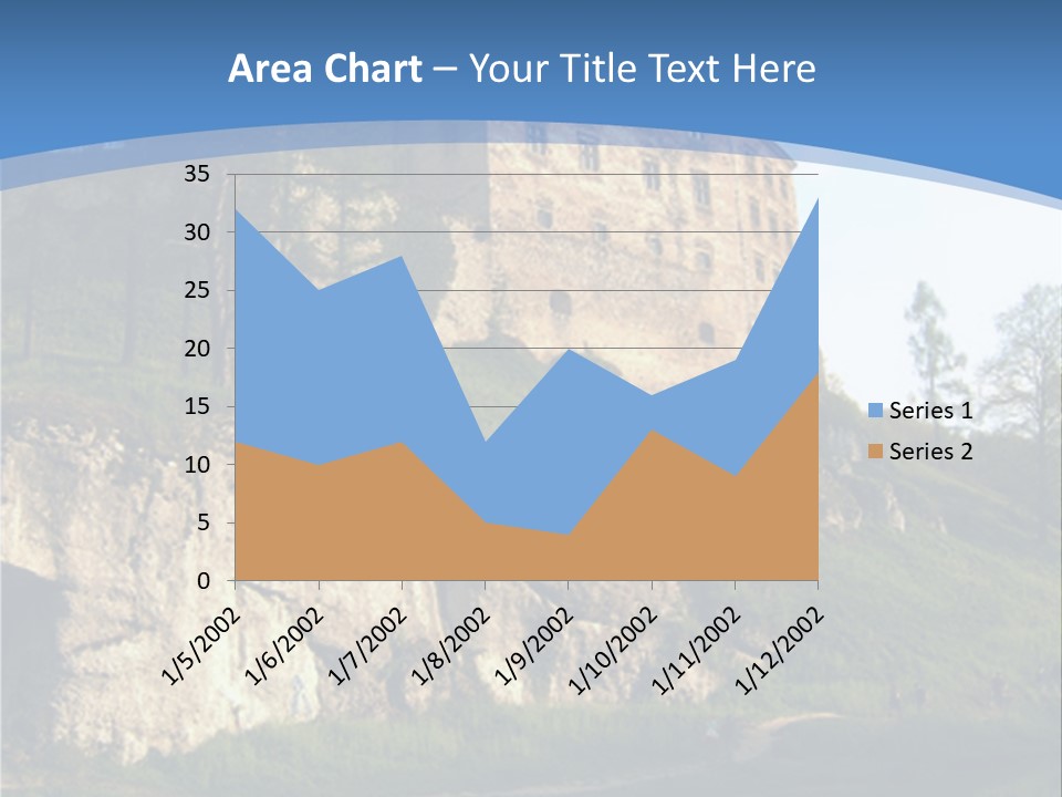 Castle In Ojcowski National Park PowerPoint Template