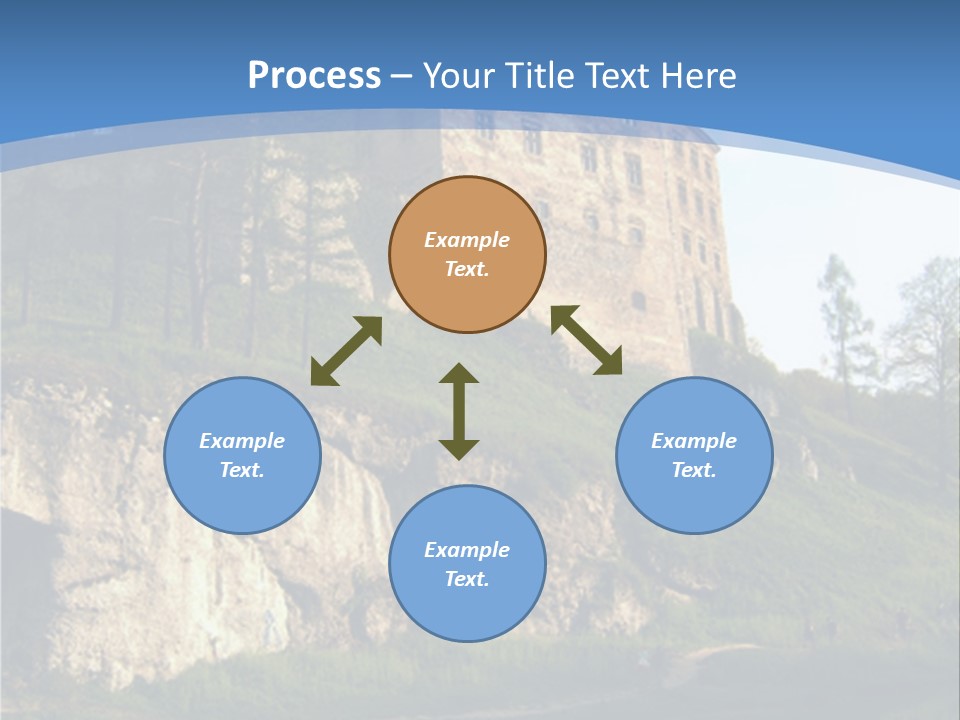 Castle In Ojcowski National Park PowerPoint Template
